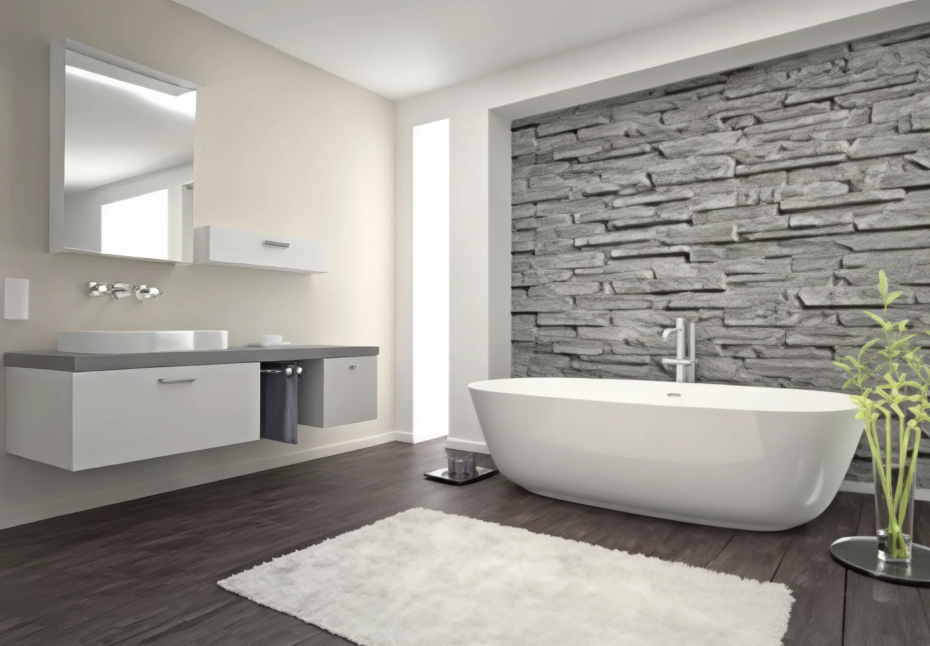 Designbad: Wanne + Wonne